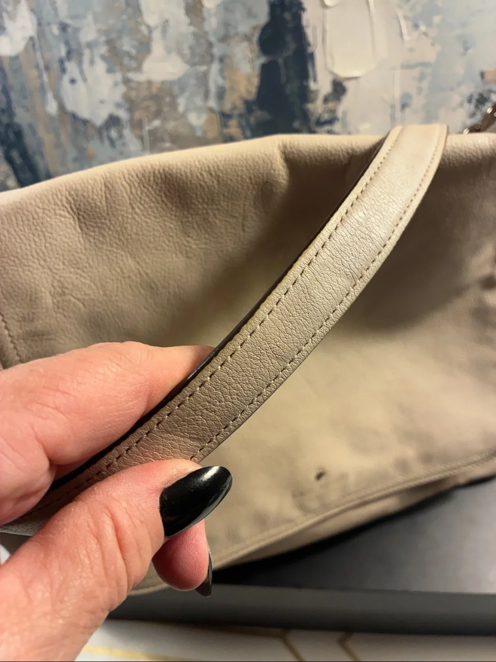 Genuine Kate Spade Chester Street Miri Leather Shoulder Bag with Chain-Detail